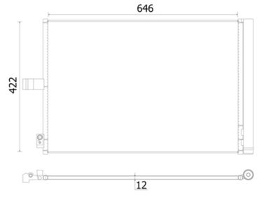 Конденсатор, кондиционер MAHLE AC 932 000S