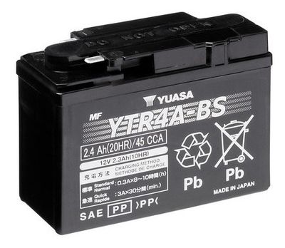 Startera akumulatoru baterija YUASA YTR4A-BS