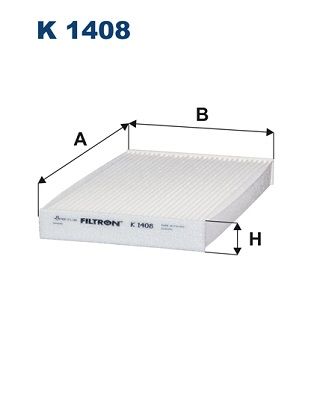 Filtrs, Salona telpas gaiss FILTRON K 1408