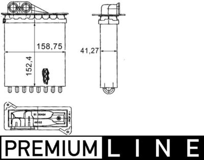 Siltummainis, Salona apsilde MAHLE AH 169 000P