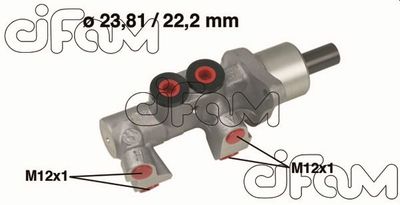 Galvenais bremžu cilindrs CIFAM 202-564