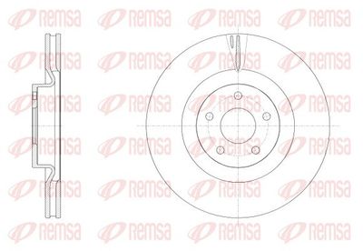 Тормозной диск REMSA 62558.10
