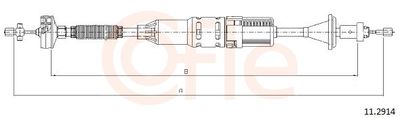 Трос, управление сцеплением COFLE 92.11.2914