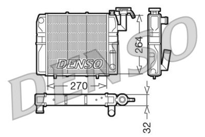 Radiators, Motora dzesēšanas sistēma DENSO DRM99002