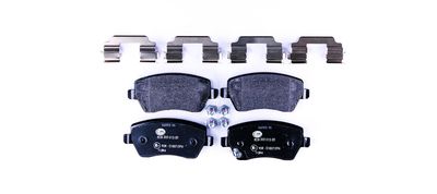 Bremžu uzliku kompl., Disku bremzes HELLA 8DB 355 012-301