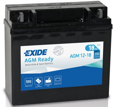 EXIDE AGM1218 Startera akumulatoru baterija