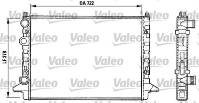 Radiators, Motora dzesēšanas sistēma VALEO 731008