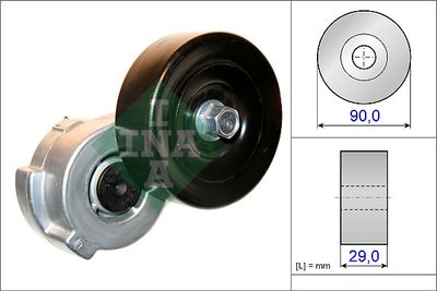 Siksnas spriegotājs, Ķīļsiksna Schaeffler INA 534 0421 10