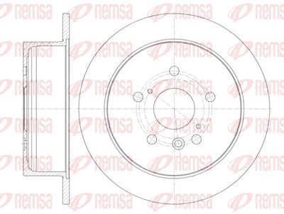 Тормозной диск REMSA 6911.00