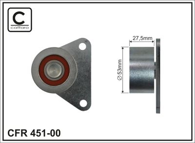 Устройство для натяжения ремня, ремень ГРМ CAFFARO 451-00