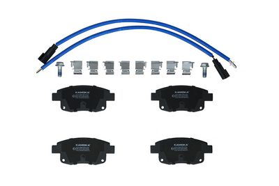 Комплект тормозных колодок, дисковый тормоз KAMOKA JQ1013860
