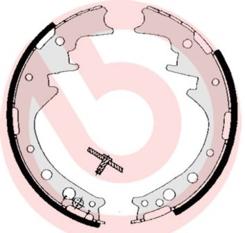 Bremžu loku komplekts BREMBO S 83 521