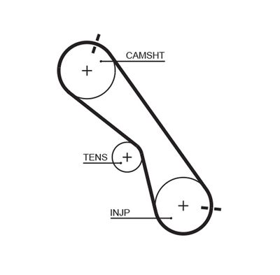 Зубчатый ремень GATES 5560XS