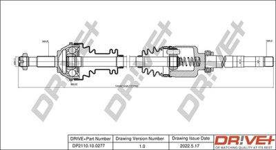 Приводной вал Dr!ve+ DP2110.10.0277