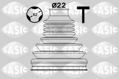 Комплект пыльника, приводной вал SASIC 1906164