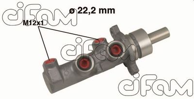 Galvenais bremžu cilindrs CIFAM 202-479