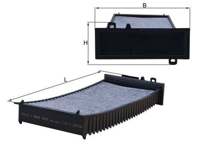 Filtrs, Salona telpas gaiss MAHLE LAK 127