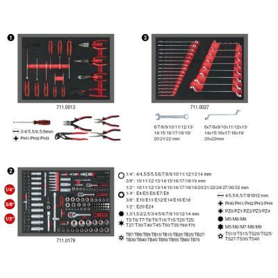 Instrumentu komplekts KS TOOLS 713.0215