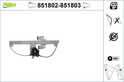 Стеклоподъемник VALEO 851802
