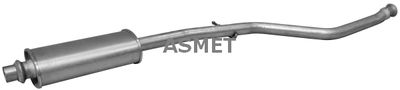 Средний глушитель выхлопных газов ASMET 08.007