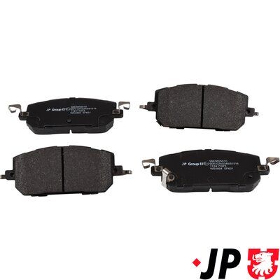 Bremžu uzliku kompl., Disku bremzes JP GROUP 3863605010