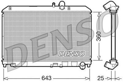 Radiators, Motora dzesēšanas sistēma DENSO DRM44013