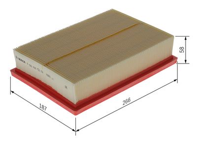 Gaisa filtrs BOSCH F 026 400 720