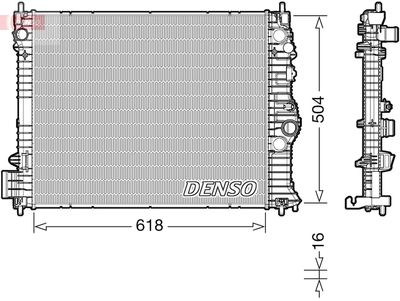 Radiators, Motora dzesēšanas sistēma DENSO DRM15010