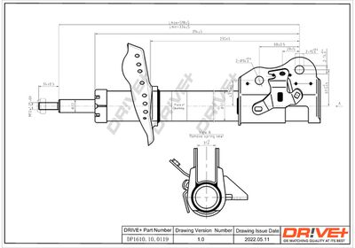 Амортизатор Dr!ve+ DP1610.10.0119