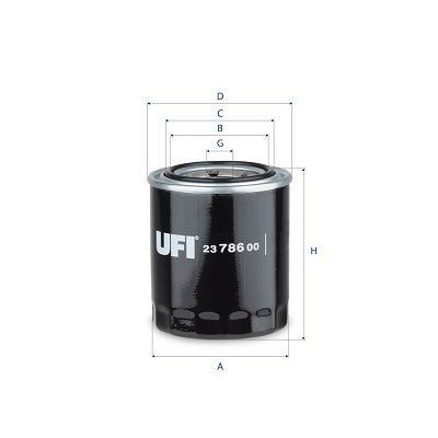 Масляный фильтр UFI 23.786.00