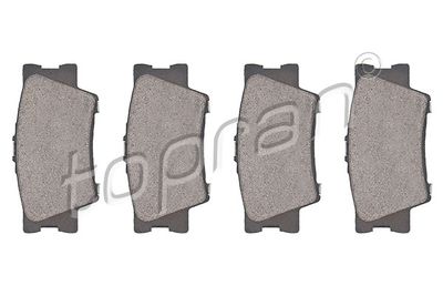 Bremžu uzliku kompl., Disku bremzes TOPRAN 600 611