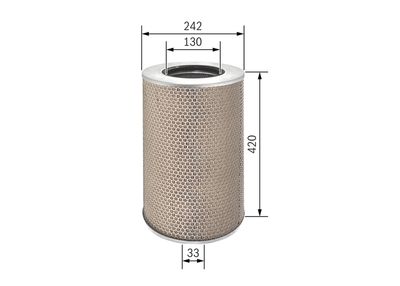 Воздушный фильтр BOSCH F026400541