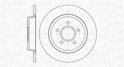 Тормозной диск MAGNETI MARELLI 361302040109