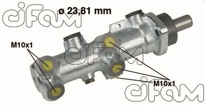 Galvenais bremžu cilindrs CIFAM 202-240