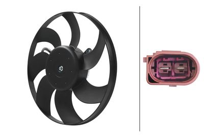 Вентилятор, охлаждение двигателя HELLA 8EW 366 420-121