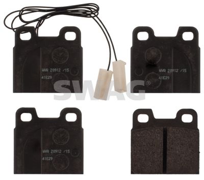 Bremžu uzliku kompl., Disku bremzes SWAG 74 11 6001