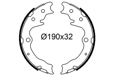 Комплект тормозных колодок VALEO 564329