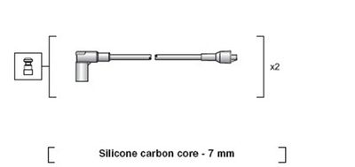 Комплект проводов зажигания MAGNETI MARELLI 941318111199