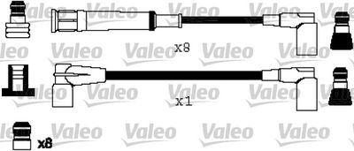 Augstsprieguma vadu komplekts VALEO 346223