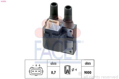 Катушка зажигания FACET 9.6278