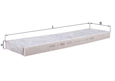 Фильтр, воздух во внутренном пространстве MAHLE LAK 171