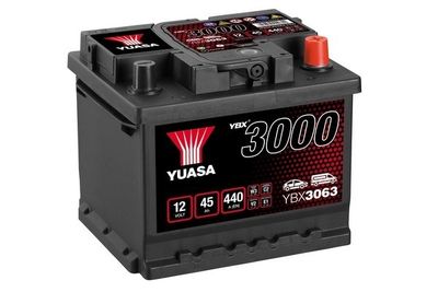 YUASA YBX3063 Startera akumulatoru baterija