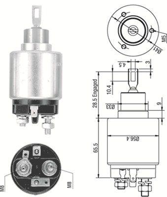 Ievilcējrelejs, Starteris MAGNETI MARELLI 940113050321
