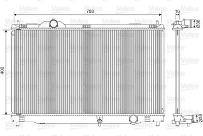 Radiators, Motora dzesēšanas sistēma VALEO 701564