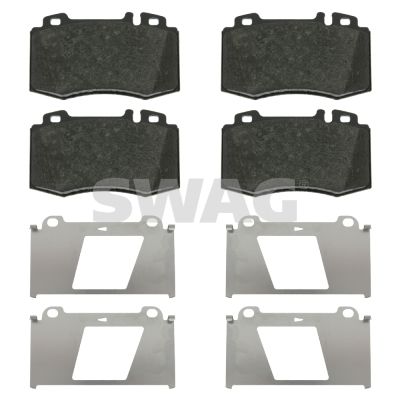 Комплект тормозных колодок, дисковый тормоз SWAG 10916481