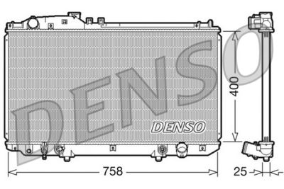 Radiators, Motora dzesēšanas sistēma DENSO DRM51006