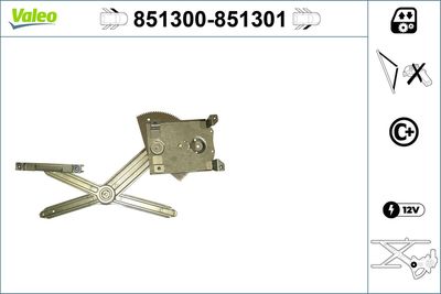 Стеклоподъемник VALEO 851300