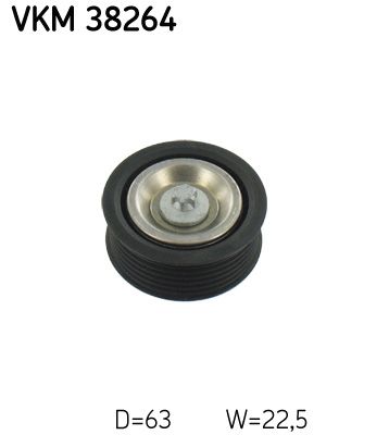 Паразитный / ведущий ролик, поликлиновой ремень SKF VKM 38264
