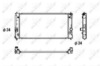 Radiators, Motora dzesēšanas sistēma NRF 53709