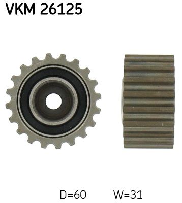 Parazīt-/Vadrullītis, Zobsiksna SKF VKM 26125